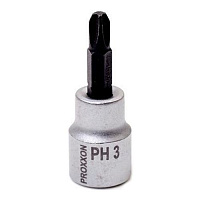 3/8" отверточная бита крестовая РН No 3 Proxxon (23596)
